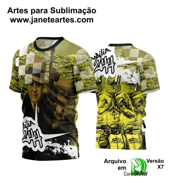 Arte Estampa Camisa Quebrada 2024