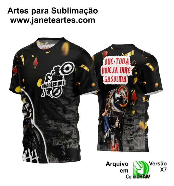 Arte Estampa Camisa Quebrada 2024