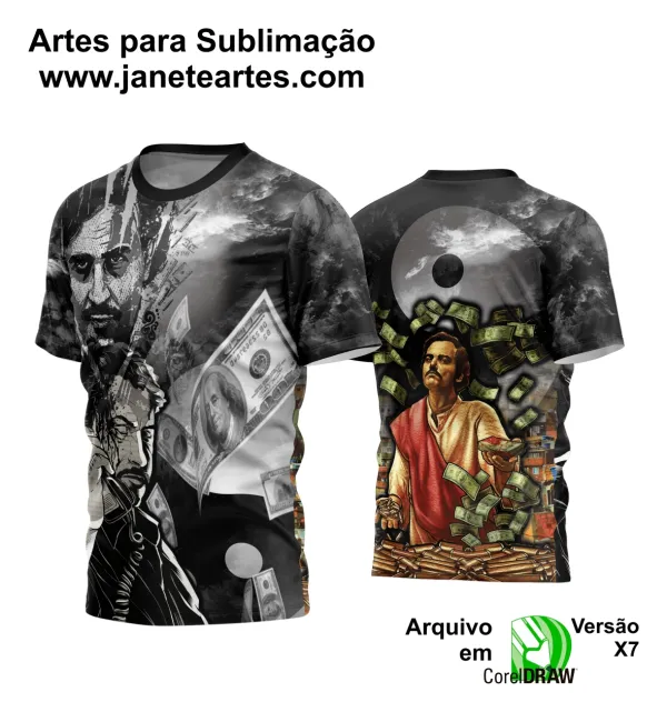 Arte Estampa Camisa Quebrada 2024