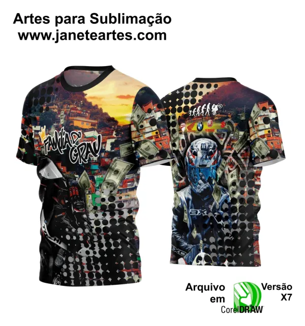 Arte Estampa Camisa Quebrada 2024