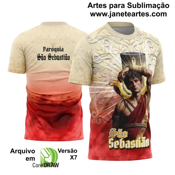 Arte Estampa Camisa São Sebastião 2025 Modelo 5