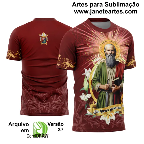 Arte Estampa - Camiseta São Paulo Apóstolo 2025