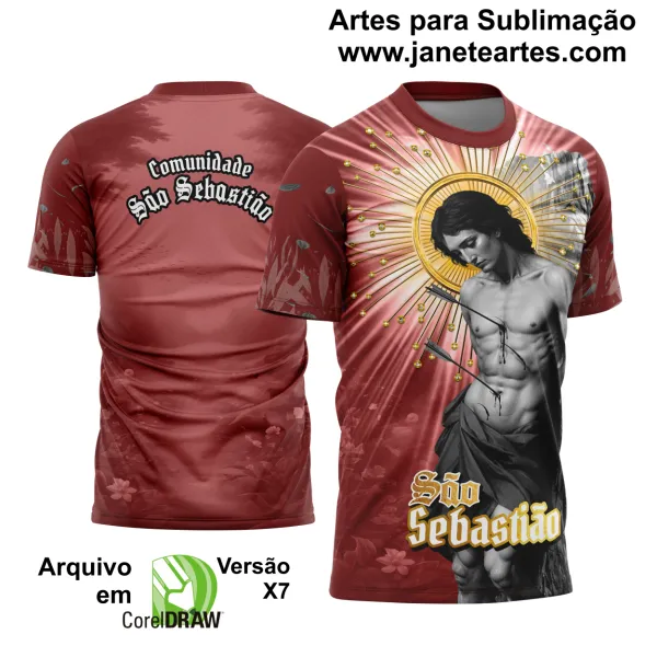 Arte Estampa - Camiseta São Sebastião 2025