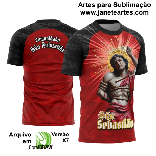 Arte Estampa - Camiseta São Sebastião 2025