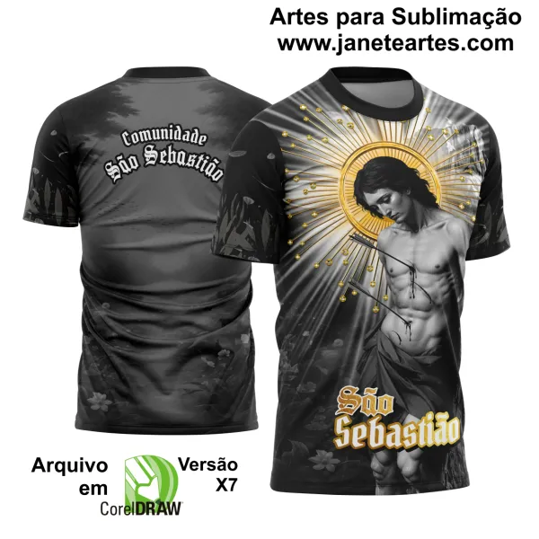 Arte Estampa - Camiseta São Sebastião 2025