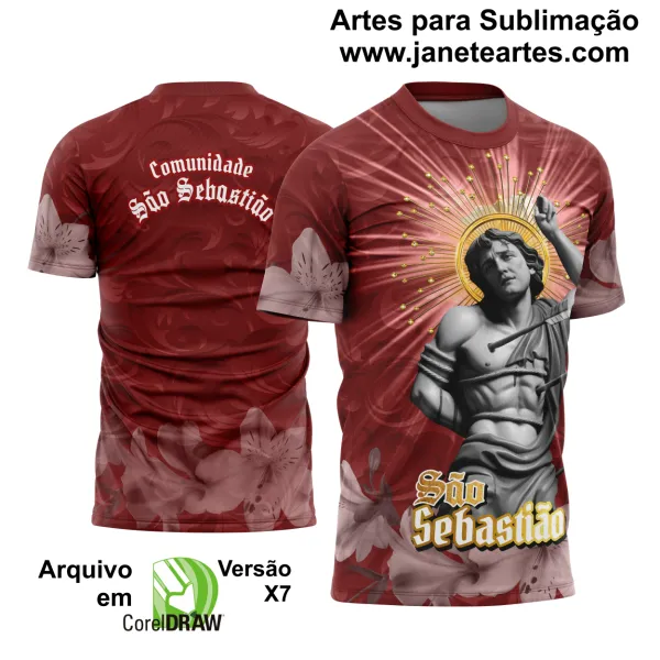 Arte Estampa - Camiseta São Sebastião 2025