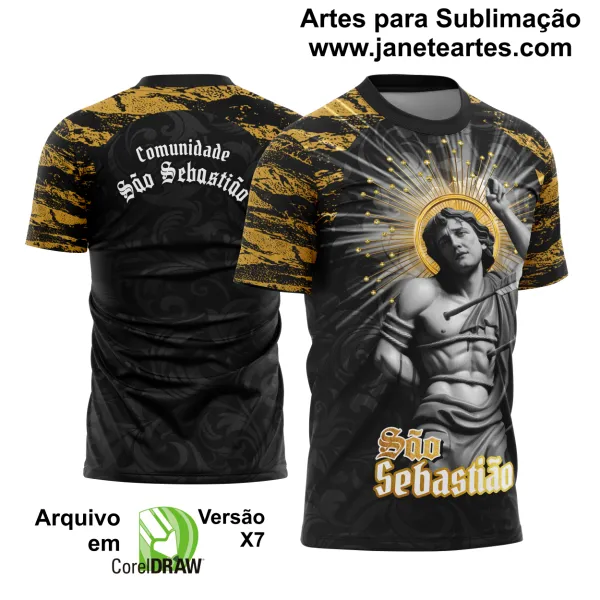 Arte Estampa - Camiseta São Sebastião 2025