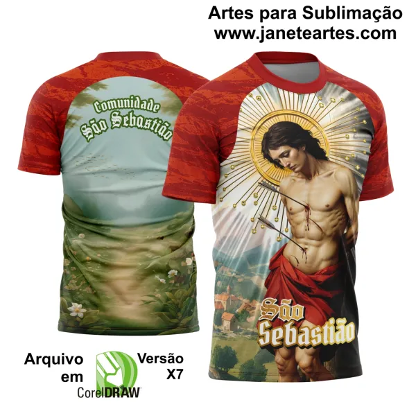 Arte Estampa - Camiseta São Sebastião 2025