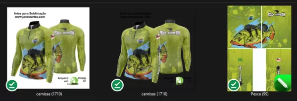 Arte Template Camisa De Pesca Esportiva Modelo 38