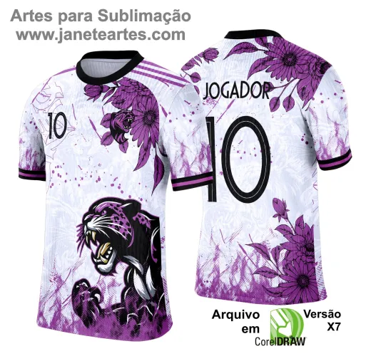 Arte Template Camisa de Interclasse 2025 | Onça Pintada