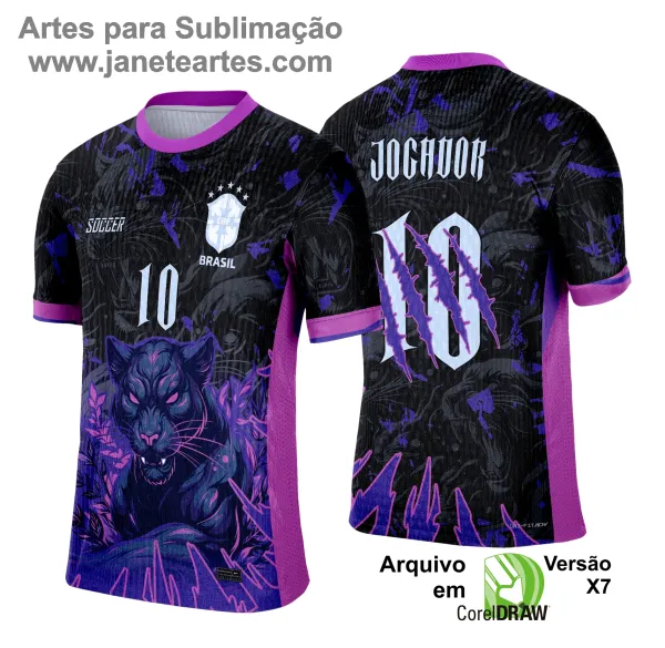 Arte Vertor Camisa Interclasse Pantera