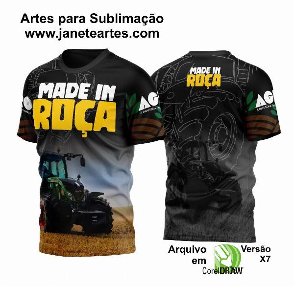 Arte Vetor Camisa AGRO Made in Roça 2023