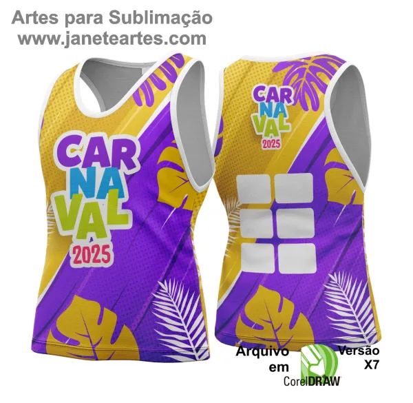 Arte Vetor - Camisa Abadá de Carnaval 2025 - Modelo 176