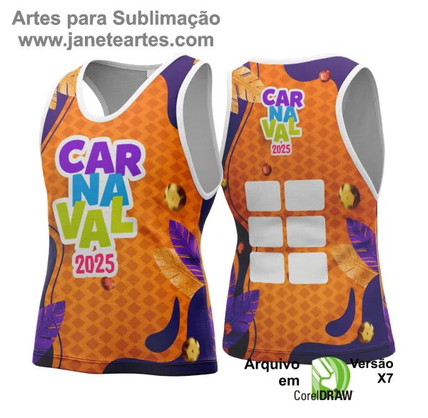 Arte Vetor - Camisa Abadá de Carnaval 2025 - Modelo 182