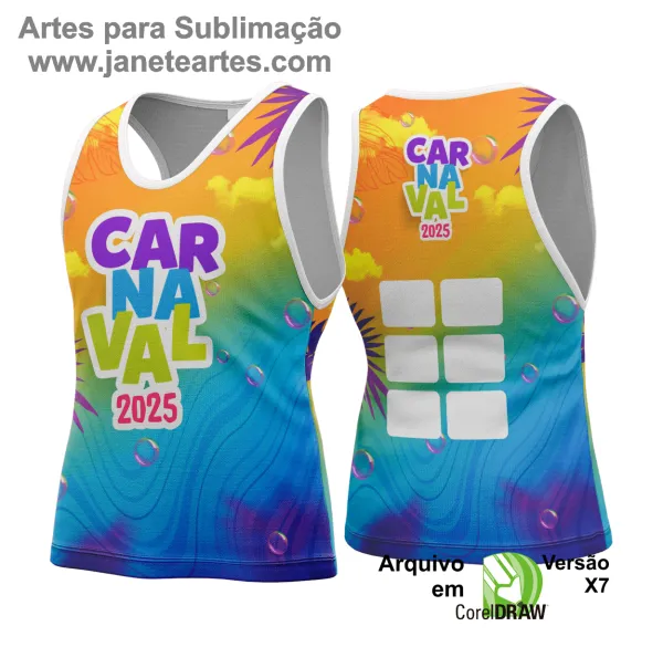 Arte Vetor - Camisa Abadá de Carnaval 2025 - Modelo 184