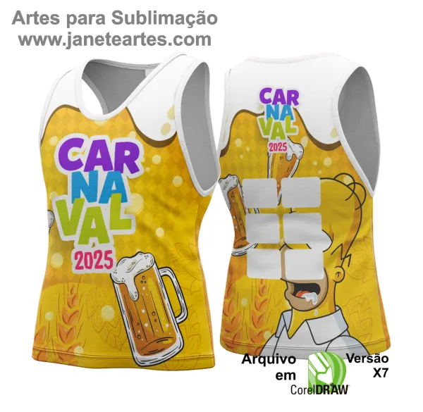 Arte Vetor - Camisa Abadá de Carnaval 2025 - Modelo 186