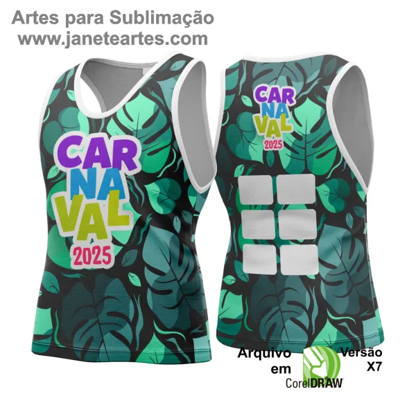 Arte Vetor - Camisa Abadá de Carnaval 2025 - Modelo 187