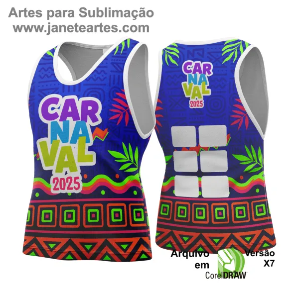 Arte Vetor - Camisa Abadá de Carnaval 2025 - Modelo 188