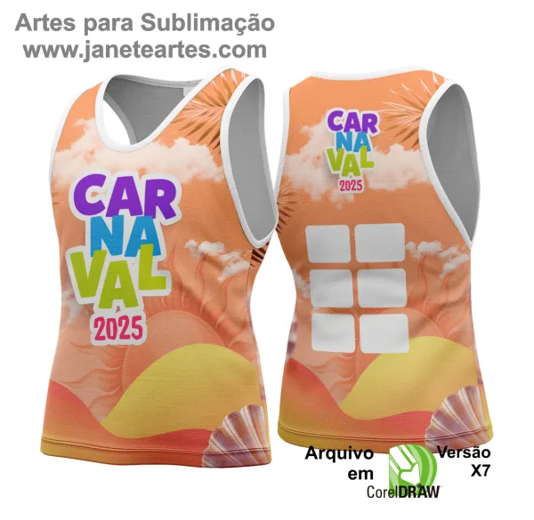 Arte Vetor - Camisa Abadá de Carnaval 2025 - Modelo 190