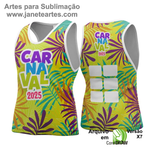 Arte Vetor - Camisa Abadá de Carnaval 2025 - Modelo 193