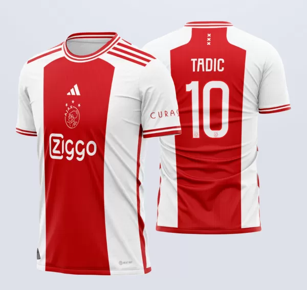 Arte Vetor Camisa Ajax Titular 2023-24 x7