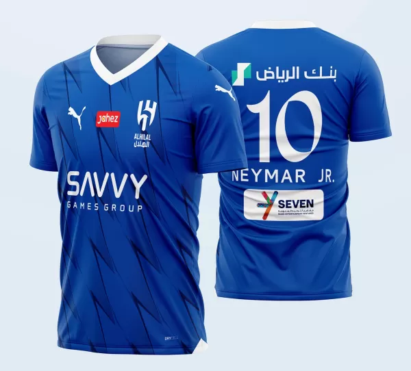 Arte Vetor Camisa Al-Hilal Titular 2023-24
