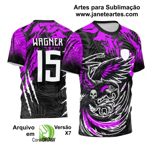 Arte Vetor Camisa de Interclasse Arara Ataque 2024 - 2025