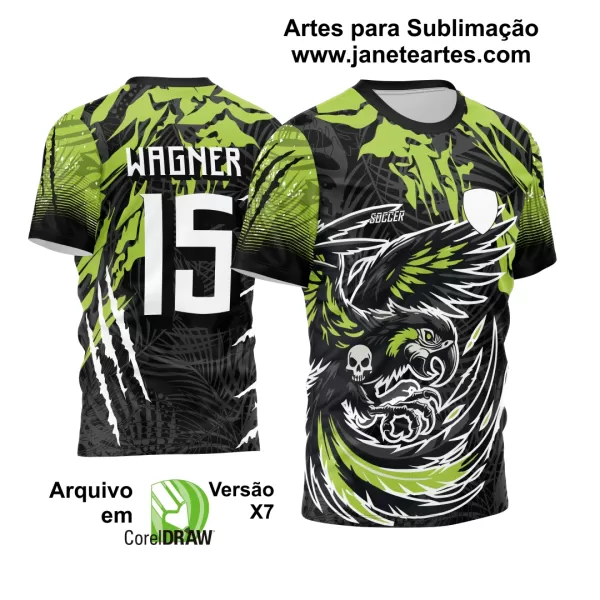 Arte Vetor Camisa de Interclasse Arara Ataque 2024 - 2025