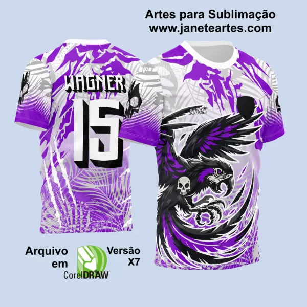 Arte Vetor Camisa de Interclasse Arara Ataque 2024 - 2025 V2