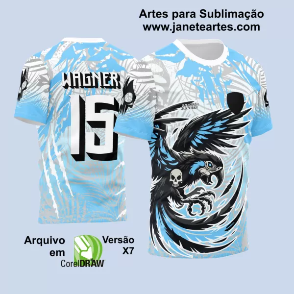 Arte Vetor Camisa de Interclasse Arara Ataque 2024 - 2025 V2