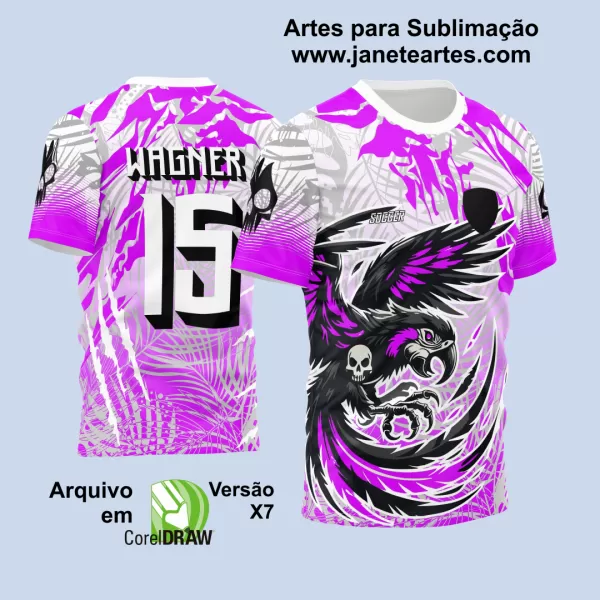 Arte Vetor Camisa de Interclasse Arara Ataque 2024 - 2025 V2