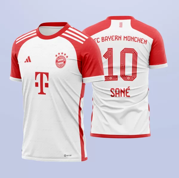 Arte Vetor Camisa Bayern de Munique Titular 2023-24 x7
