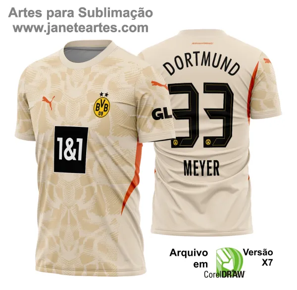 Arte Vetor - Camisa Borussia Dortmund Goleiro 2024 - 2025