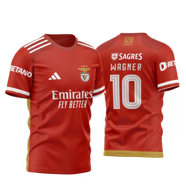 Arte Vetor Camisa Camisa Benfica 2023 2024