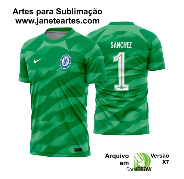 Arte Vetor Camisa Chelsea Goleiro 2023 - 2024