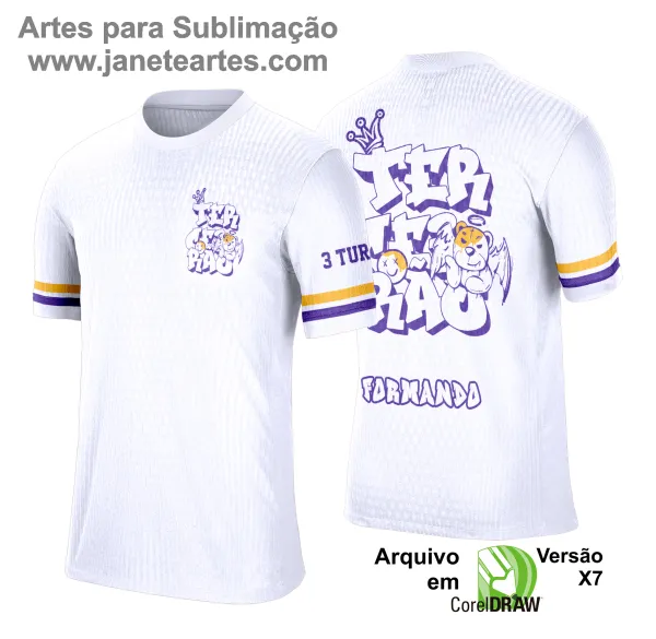 Arte Vetor Camisa Concluintes Terceirão 2025: Urso com Asas