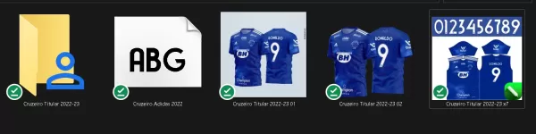 Arte Vetor Camisa Cruzeiro Titular 2022 2023