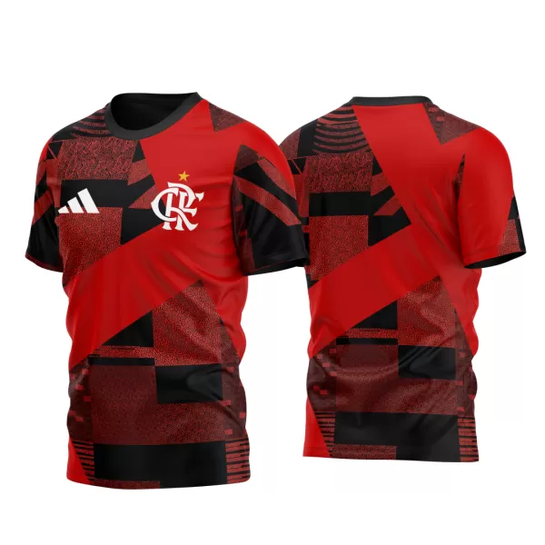 Vetor Camisa Flamengo Pré-jogo 2023-2024