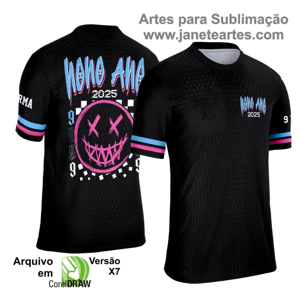 Arte Vetor Camisa Formandos Nono Ano 2025: Carinha