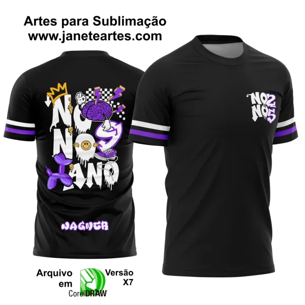 Arte Vetor Camisa Formandos Nono Ano Dog Bexiga