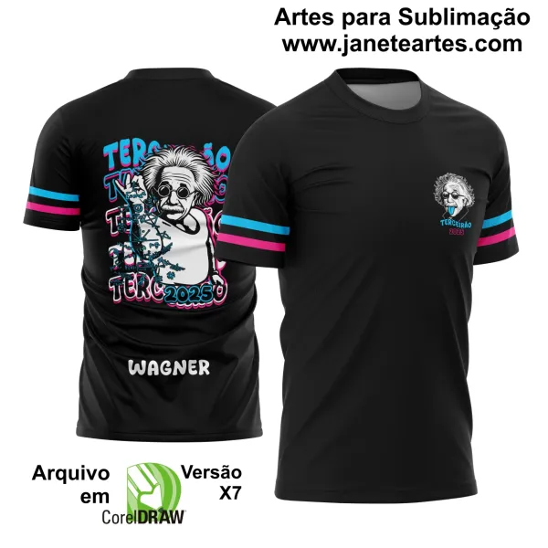 Arte Vetor - Camisa Formandos Terceirão Albert Einstein