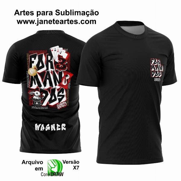 Arte Vetor Camisa Formandos Terceirão Cartas Naipe e Coelho