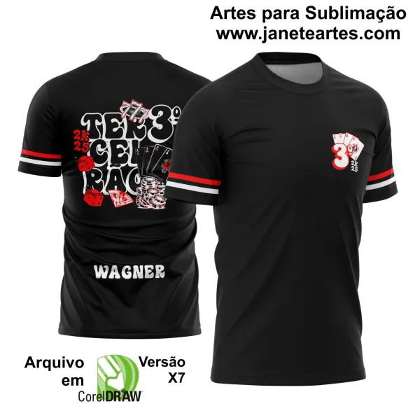 Arte Vetor - Camisa Formandos Terceirão Cassino