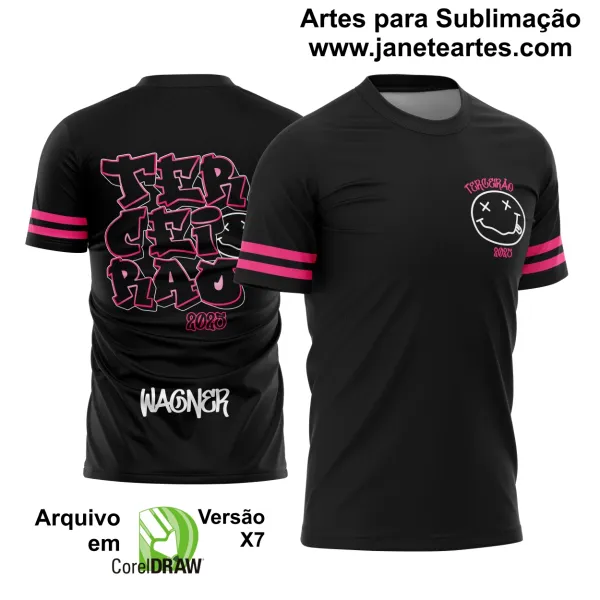 Arte Vetor - Camisa Formandos Terceirão Smille