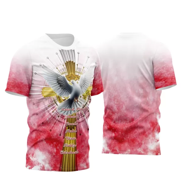 Arte Vetor Camisa Igreja Igreja Católica Crisma 2023 Modelo 17