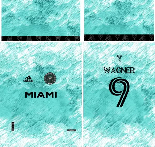 Arte Vetor Camisa Inter de Miami 2023 - Coiceito Verde