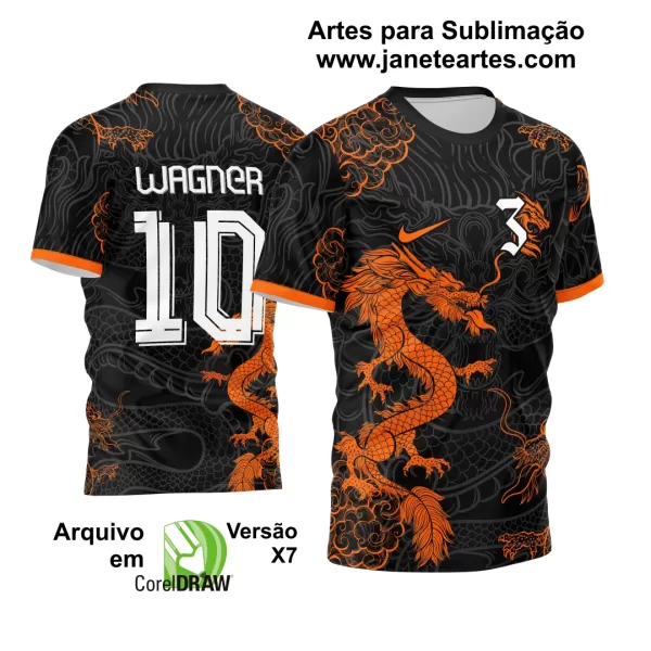 Arte Vetor Camisa InterClasse Pantera Negra Brasil 2023