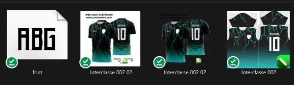 Arte Vetor Camisa InterClasse 2024 Modelo 22 Raios