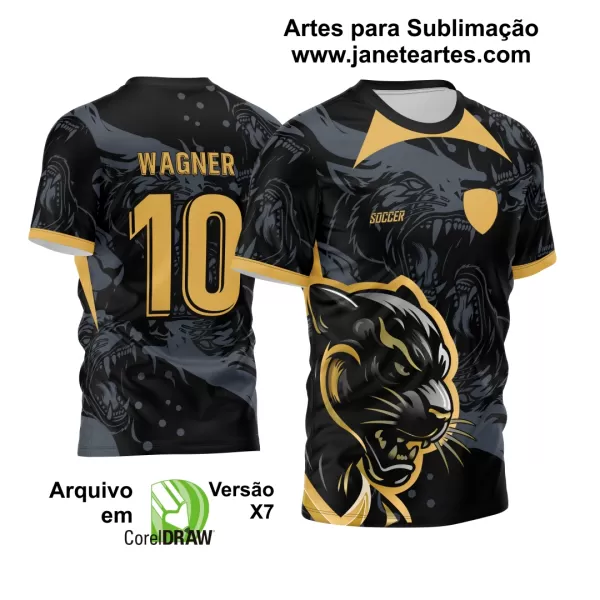 Arte Vetor Camisa InterClasse 2024 Pantera Negra
