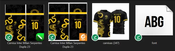 Arte Vetor Camisa InterClasse Inter Milan Serpentes Dupla 2023 Amarela